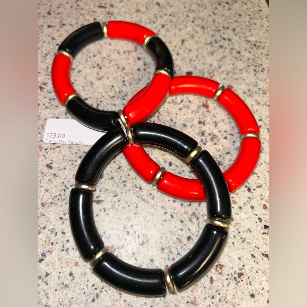 Bangles (red/blk)